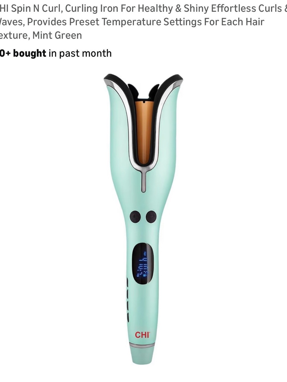 CHI Spin N Curl Auto Curler in Mint - Picture 3 of 4